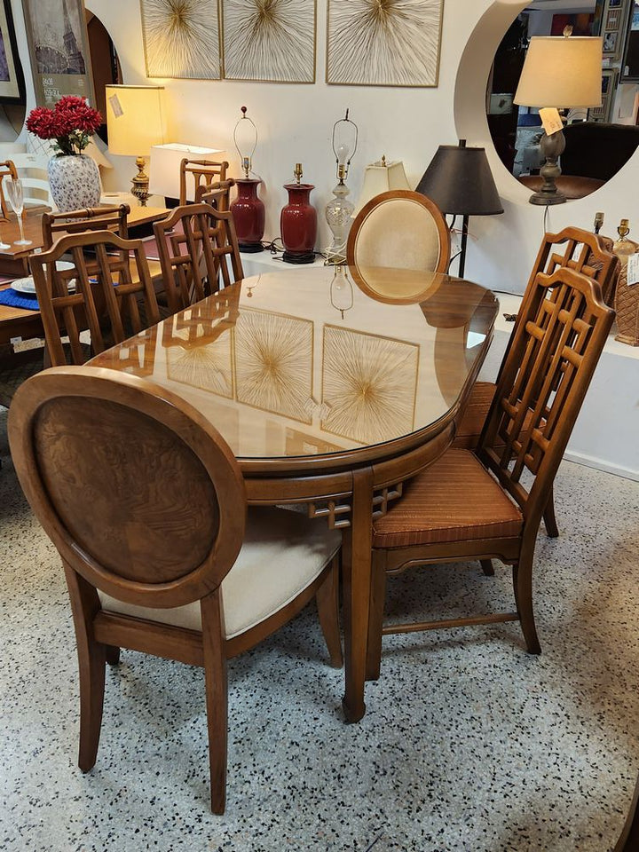 Glass Top Dining Set