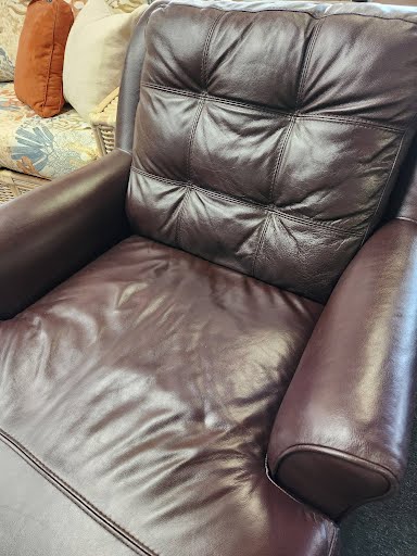 Chaise Brown Leather