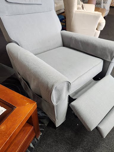 Blue/Grey Recliner