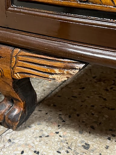 Carved Wood Buffet
