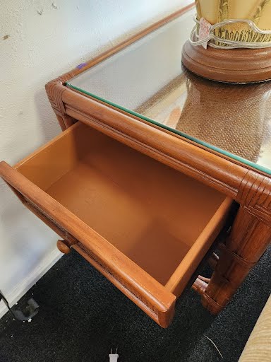 3 Pc Set- Bamboo Coffee Table w. 2 End Tables