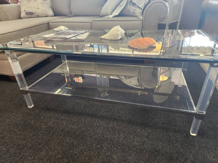 Lucite Coffee Table *AS IS CONDITION