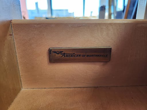 AMERICAN OF MARTINSVILLE Mirror Top Server/Buffet