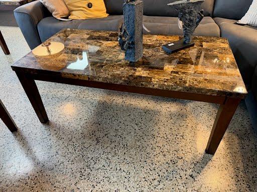 Ashley Furniture Coffee Table Faux Marble Top