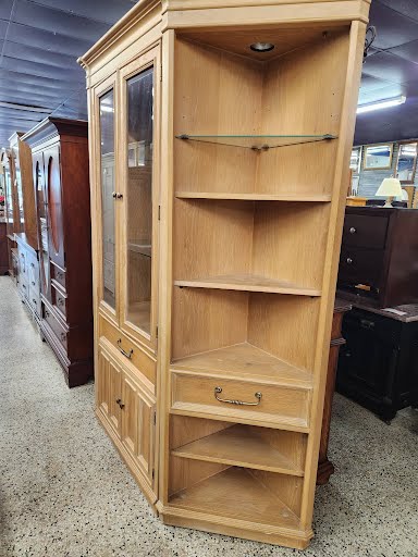 3 Piece light wood BERNHARDT Entertainment Center
