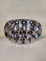 Silver Ceramic Vase
