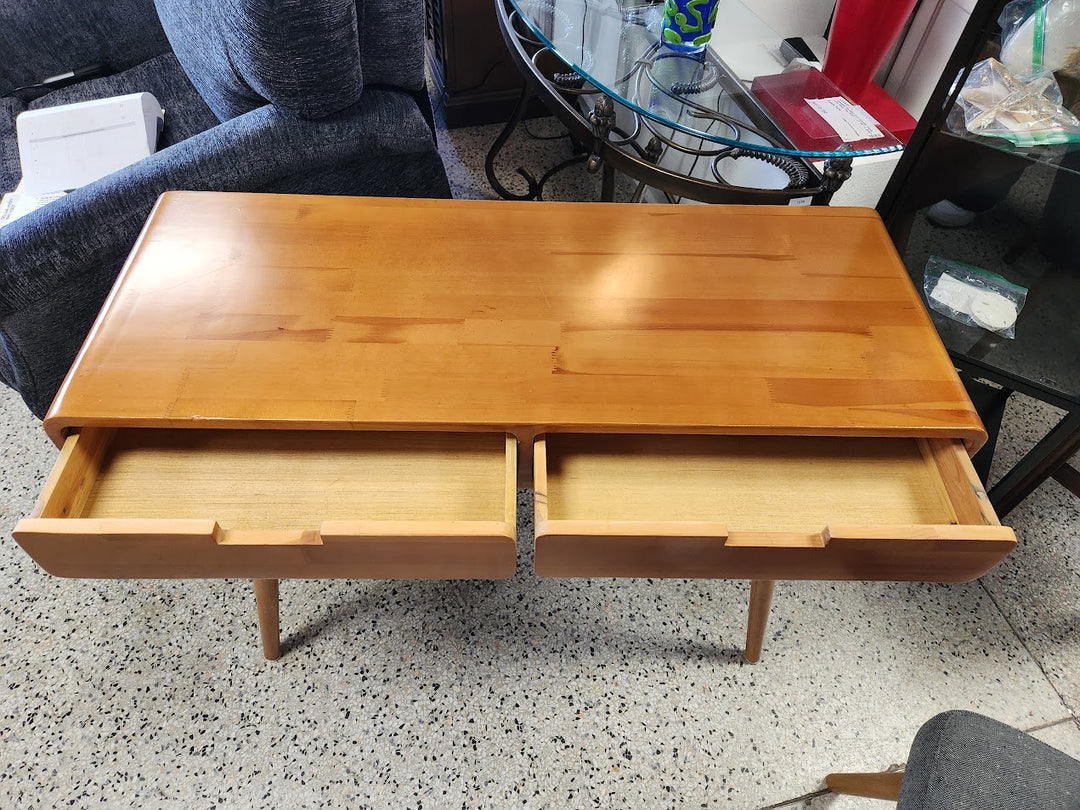 Mid-century modern wooden writing desk