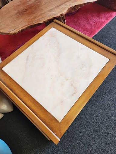 Marble Top Vintage End Table