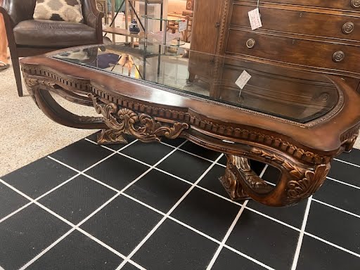 Coffee Table Brown Dark Large