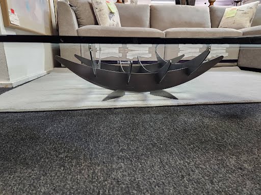 ATLAS Glass Top Coffee Table