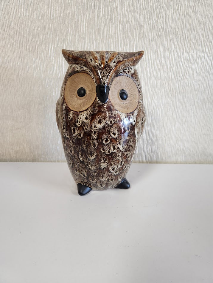 Ceramic Owl Vase