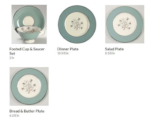 (8) 5pc Plate Setting-Kingsley by Lenox x-44