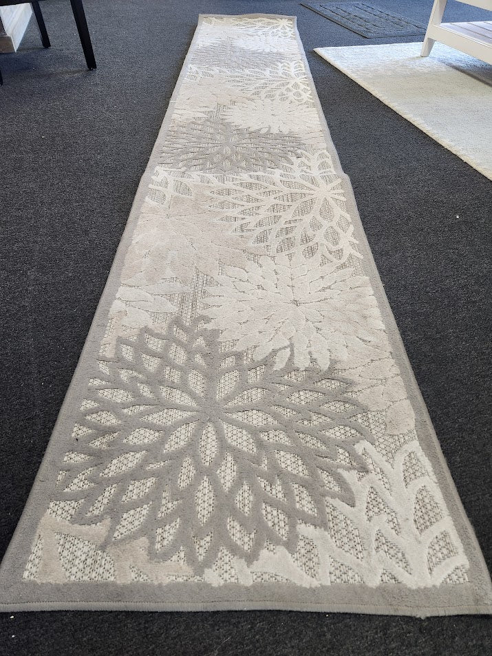 2x12 Gray Area Rug