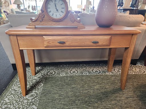 Single Drawer,Light Wood Sofa Table
