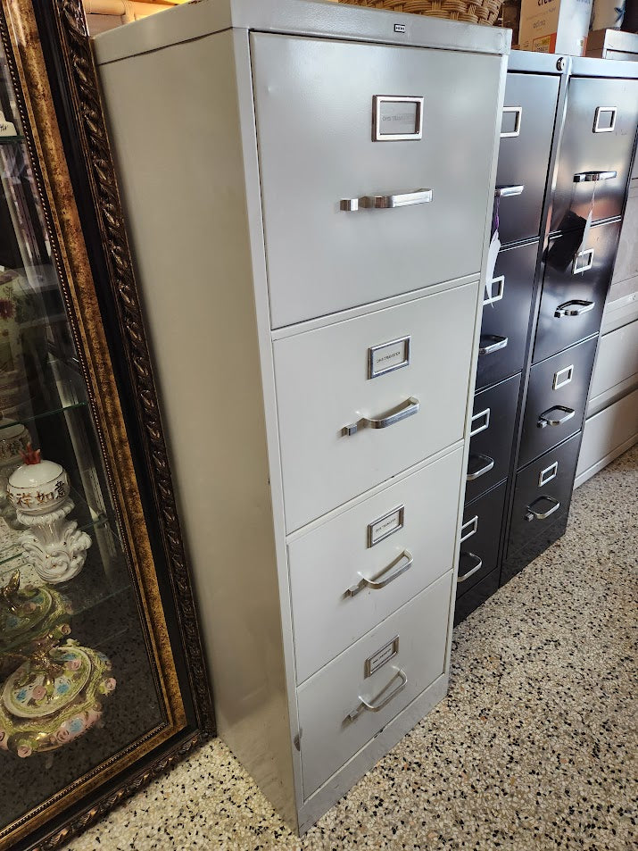 Silver Metal Hon File Cabinet