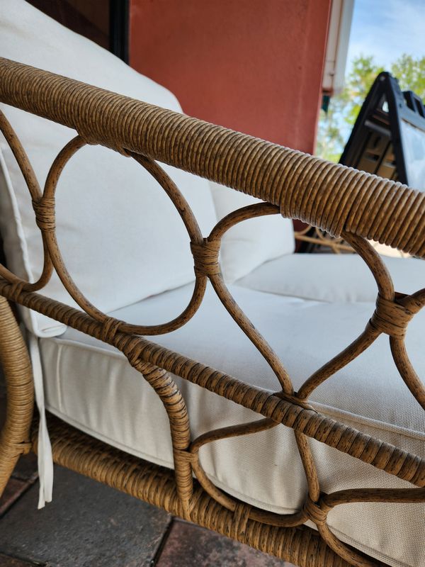Wicker Outdoor Love Seat