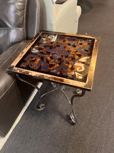 End Table Metal 20x20
