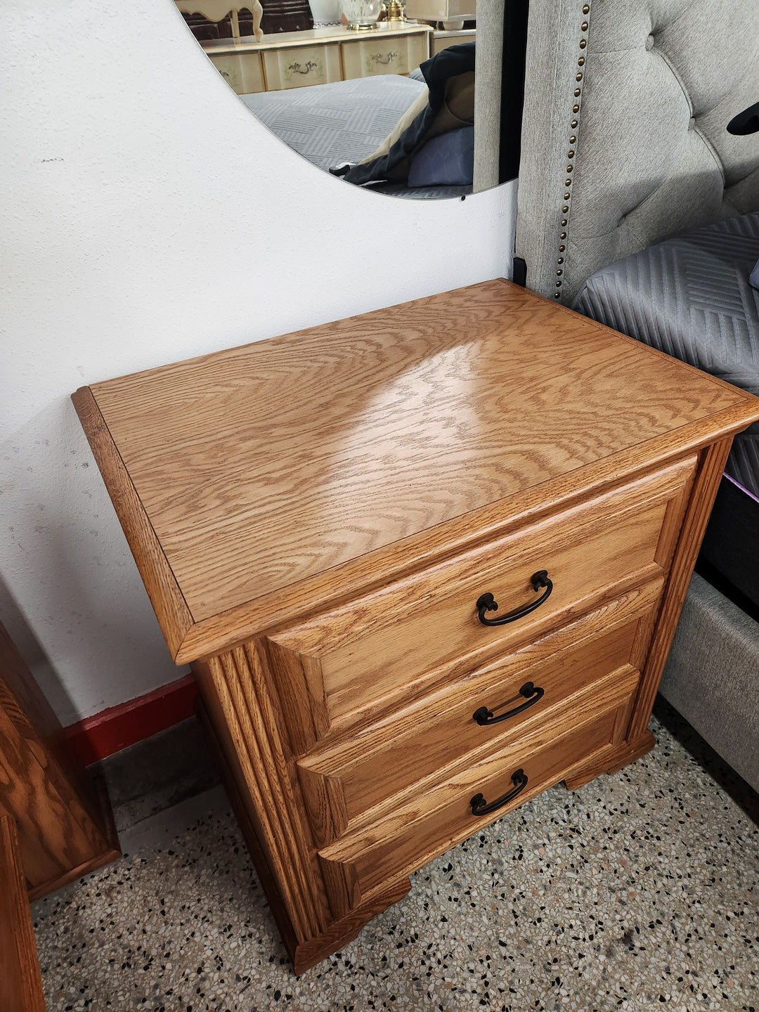 Oak Wood Thornwood Bed Sizes Queen Bed Set