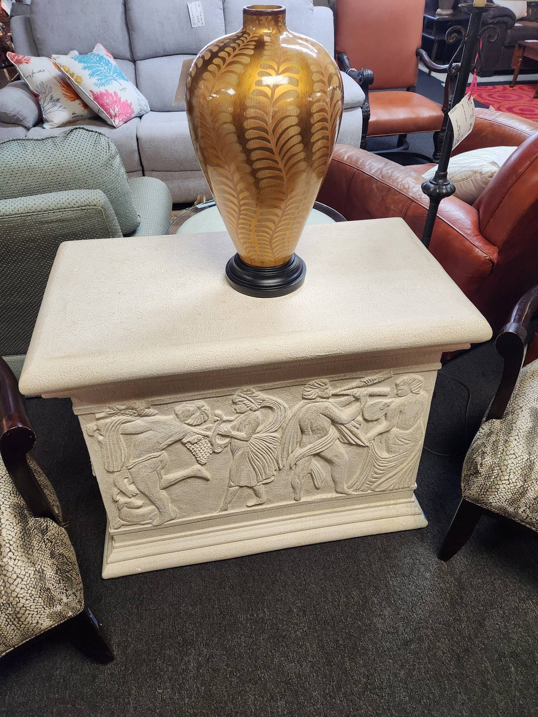 Stone Sofa Table