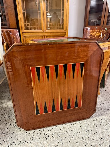 Italian Game Table with 2 Chairs