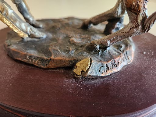 Legends C. A. Pardell Sculpture SHHH Mixed Media