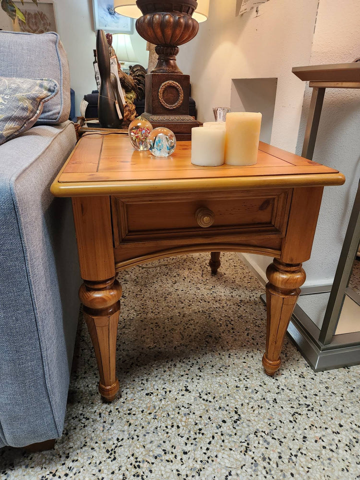 SET OF 2- Knotty Pine End Tables