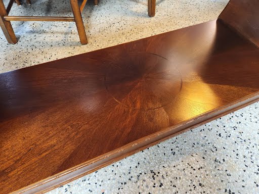 Glass Insert Sofa Table