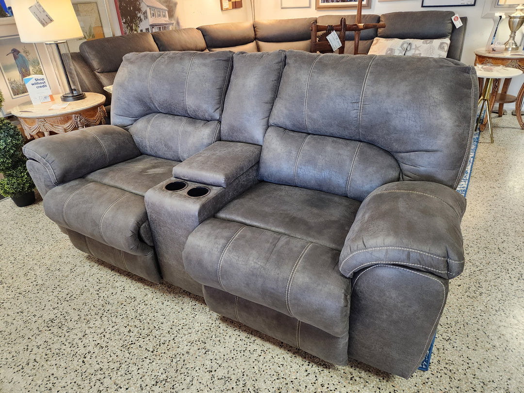 Gray  Love Seat