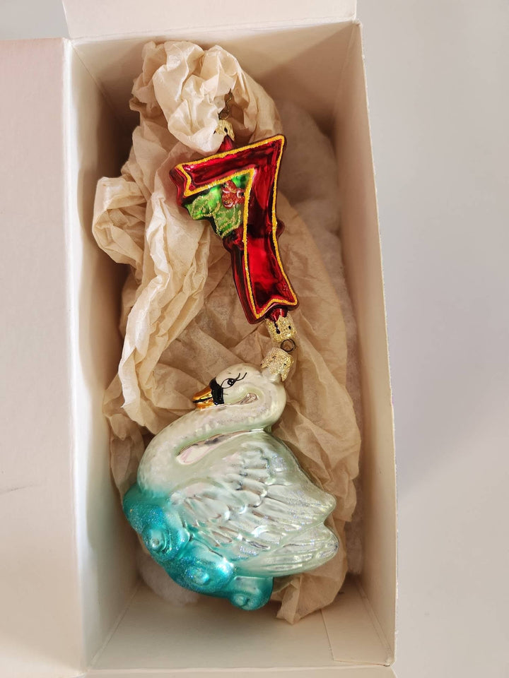 7-Swanee Swimmers Twelve Days of Christmas ornament, Christopher Radko in box