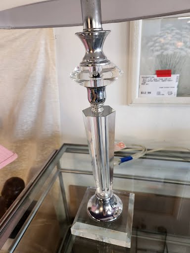 Table Lamp Crystal 26" Height