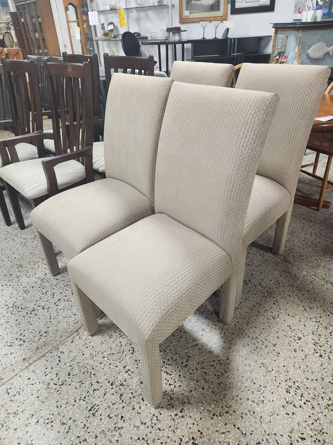 SET OF 4 - Parson Dining Chairs