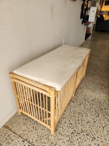 Bamboo bench