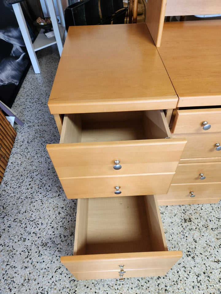 Maple Two Drawer File Cabinet