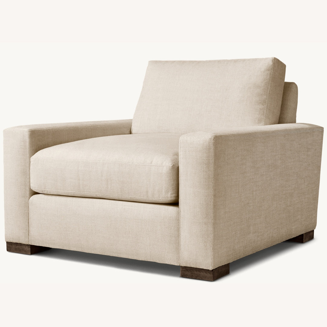 RESTORATION HARDWARE "Maxwell" Swivel Chair Arm Chair