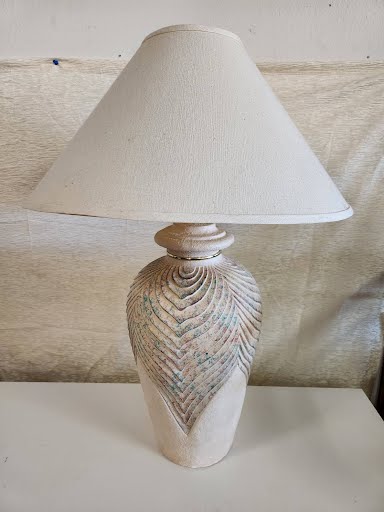 Plaster Table Lamps (Set of 2)
