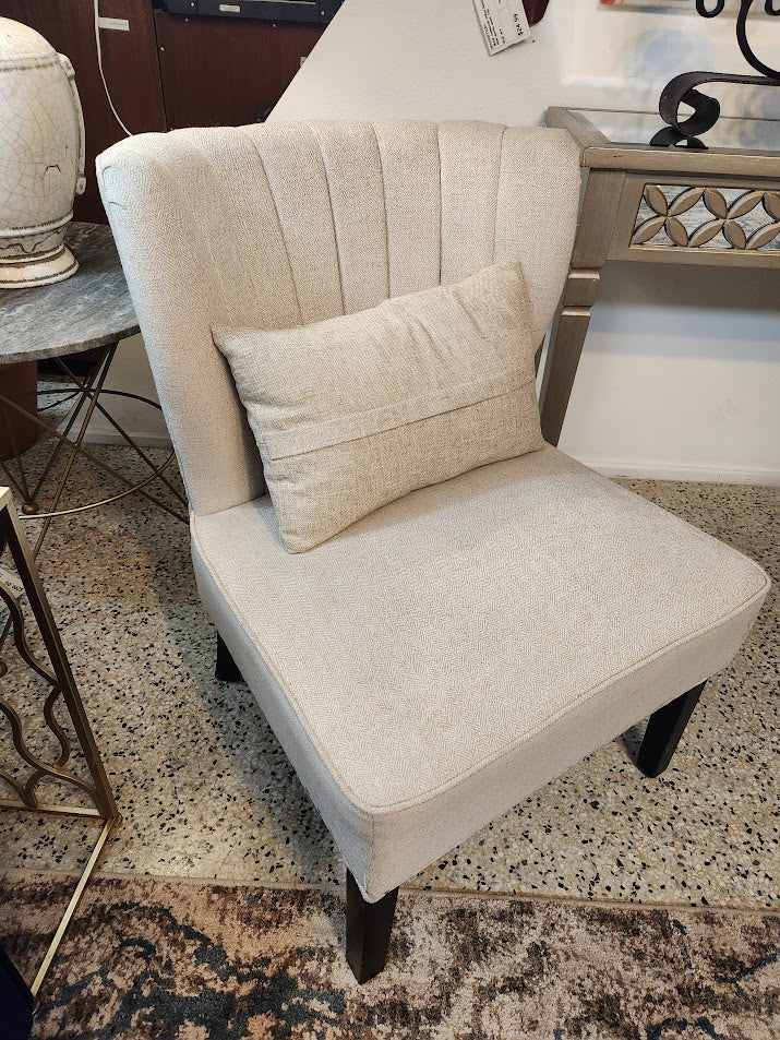 Beige Accent Chair