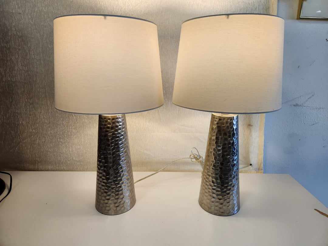 SET of 2 | metal Table Lamps