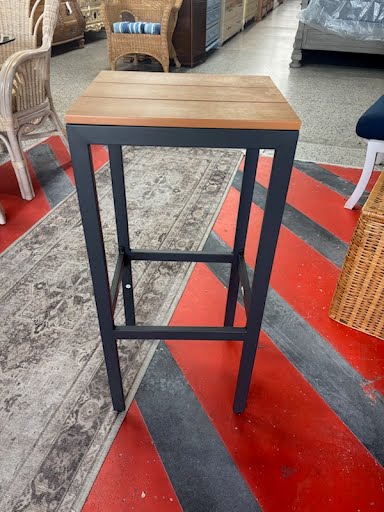 wood/Metal Outdoor Set