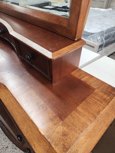 12-Drawer Tripple Dresser with Mirror Ashley Furniture Dresser