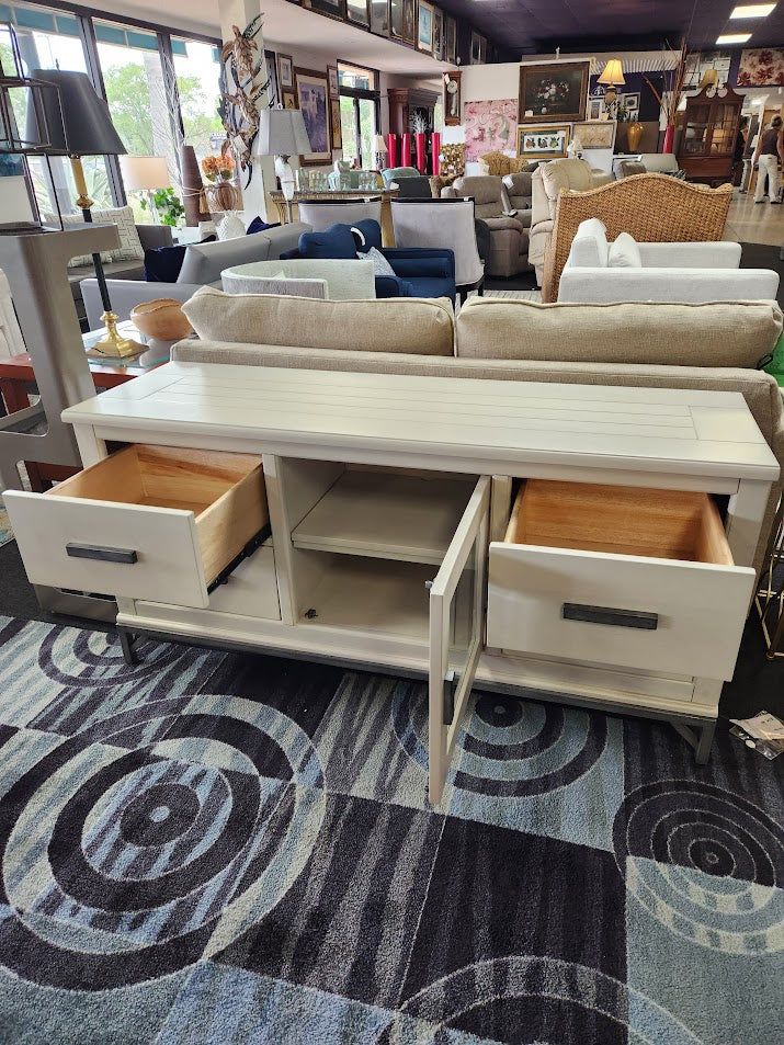 White Console Table