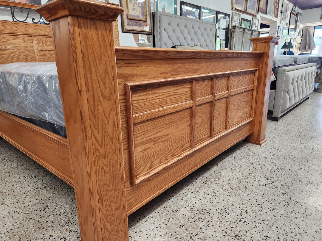 Oak Wood Thornwood Bed Sizes Queen Bed Set