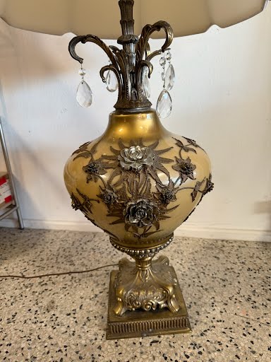 Vintage Hollywood Regency Table Lamp