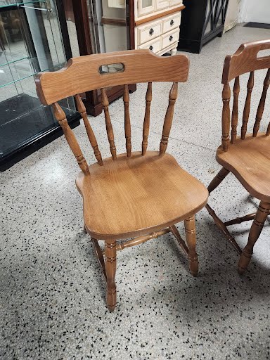 SET OF 2- Dowel Spindal Side Chairs