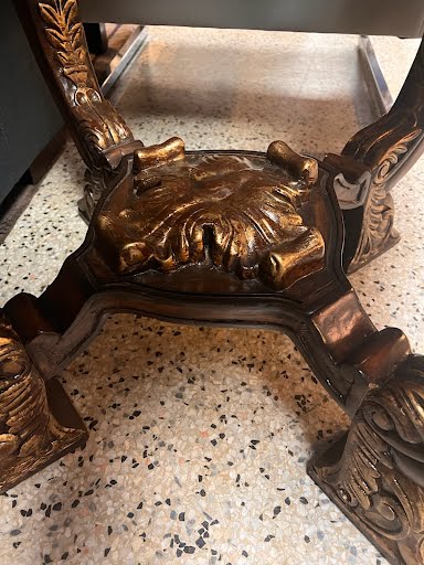 End Table Ornate Large