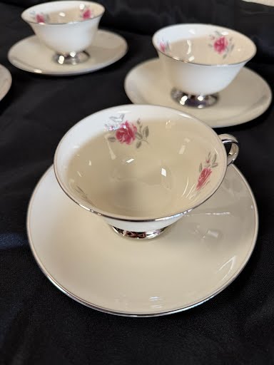 Footed Cup and Saucer China