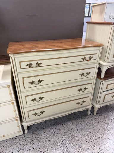 Two Tone French Bed Set