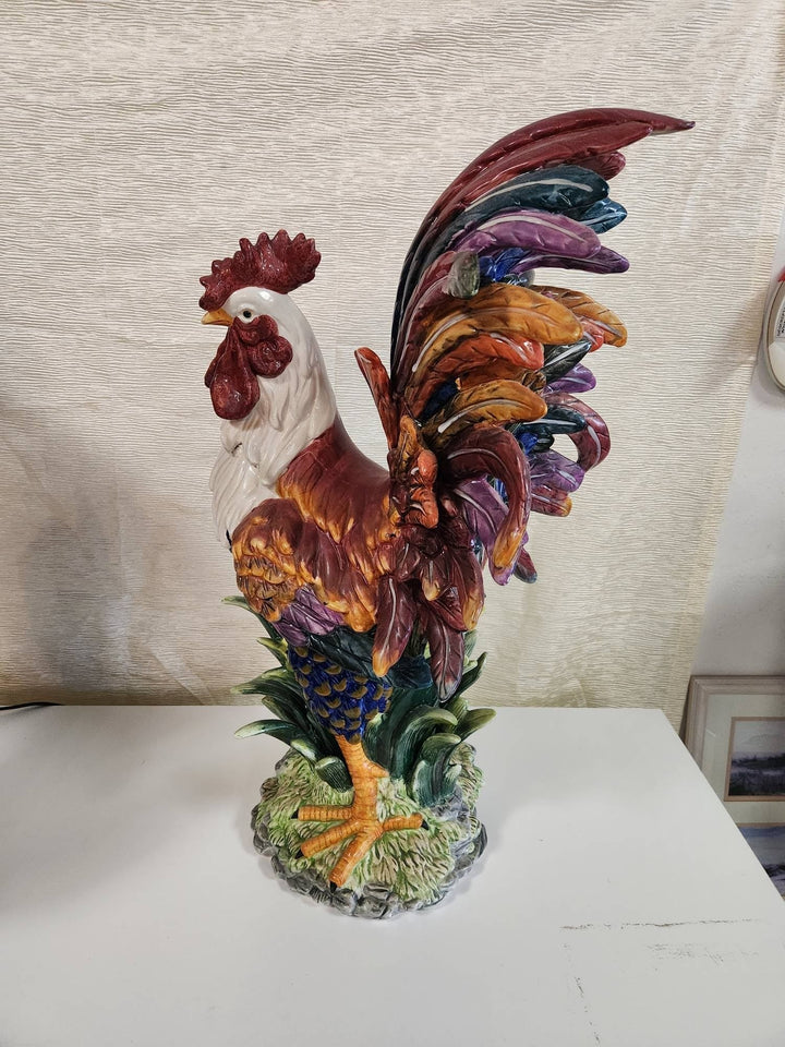 24" Height Ceramic Rooster