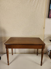 Vintage Wood Piano Bench