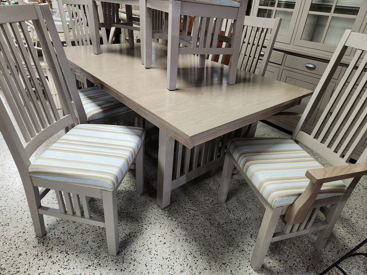 Gray  Wash Dining Set