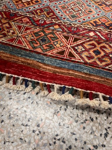 2'9" x 9'9"  Afghan Khorjin Runner